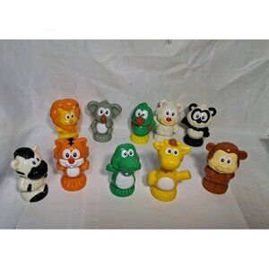 LOT of 10 VTECH Smartville  REPLACEMENT Animals, Zoo, Tiger Koala Giraffe Monkey
